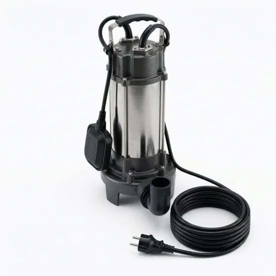 Pompa submersibila apa curata KEPEIDA V1100D-F, 1.1 kW, debit max 330 Litri/minut, inaltime maxima 11 metri, bobinaj 100% cupru, tehnologie si design italian