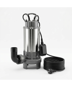 Pompa submersibila apa curata KEPEIDA V1500D-F, 1.5 kW, debit max 410 Litri/minut, inaltime maxima 14 metri, bobinaj 100% cupru, tehnologie si design italian