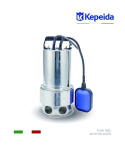 Pompă submersibilă pentru apă murdară KEPEIDA MVS750F, 750W, debit maxim 185 Litri/minut, înălțime maximă de refulare 10 metri, bobinaj 100% cupru, tehnologie și design italian