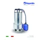 Pompă submersibilă pentru apă murdară KEPEIDA MVS750F, 750W, debit maxim 185 Litri/minut, înălțime maximă de refulare 10 metri, bobinaj 100% cupru, tehnologie și design italian
