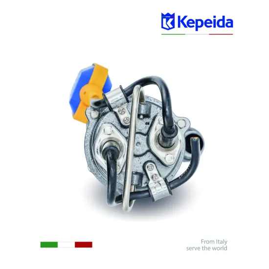 Pompă submersibilă pentru apă murdară KEPEIDA V1500A-F, 1,5 kW, debit maxim 420Litri/minut, înălțime maximă de refulare 16 metri, bobinaj 100% cupru, tehnologie și design italian