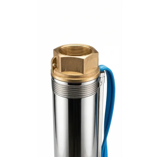 Pompa submersibila pentru put adanc KEPEIDA 3SPM420-0.92, 0.92 kW, otel inoxidabil, debit maxim 5.4 mc/ora, inalțime maxima de refulare 82 metri, bobinaj 100% cupru, tehnologie si design italian