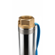 Pompa submersibila pentru put adanc KEPEIDA 3SPM420-0.92, 0.92 kW, otel inoxidabil, debit maxim 5.4 mc/ora, inalțime maxima de refulare 82 metri, bobinaj 100% cupru, tehnologie si design italian