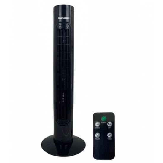 Ventilator Turn HAUSBERG  cu Telecomanda, 60W, 3 Moduri de functionare