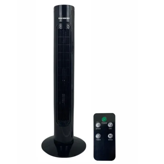 Ventilator Turn HAUSBERG cu Telecomanda, 60W, 3 Moduri de functionare