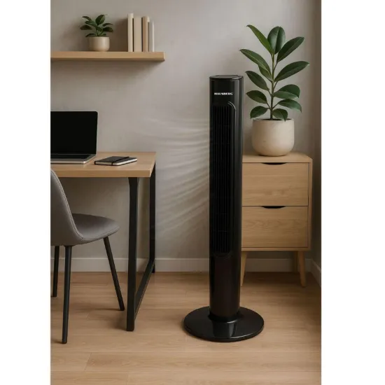 Ventilator Turn HAUSBERG cu Telecomanda, 60W, 3 Moduri de functionare
