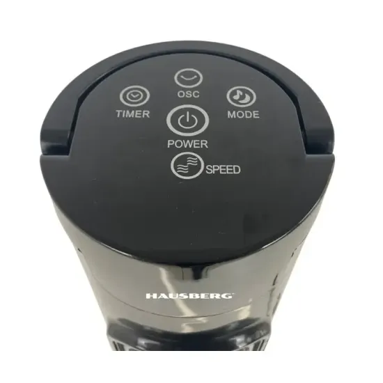Ventilator Turn HAUSBERG cu Telecomanda, 60W, 3 Moduri de functionare