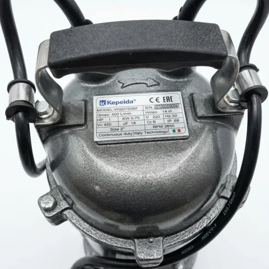 Pompa submersibila apa curata KEPEIDA WQD-750BF, 0.75 kW, debit max 400 Litri/minut, inaltime maxima 14 metri, bobinaj 100% cupru, tehnologie si design italian