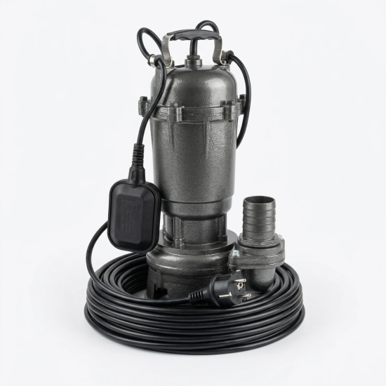 Pompa submersibila apa curata KEPEIDA WQD-750BF, 0.75 kW, debit max 400 Litri/minut, inaltime maxima 14 metri, bobinaj 100% cupru, tehnologie si design italian