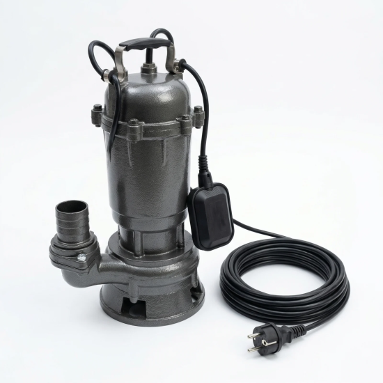 Pompa submersibila apa curata KEPEIDA WQD-750BF, 0.75 kW, debit max 400 Litri/minut, inaltime maxima 14 metri, bobinaj 100% cupru, tehnologie si design italian