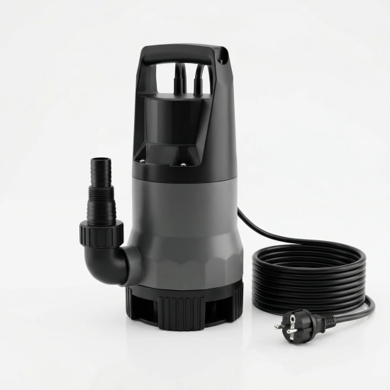 Pompa submersibila apa murdara KEPEIDA QDXW750F, 0.75 kW, debit max 150 L/min, inaltime maxima refulare 8 metri, bobinaj 100% cupru, tehnologie si design italian