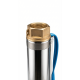 Pompa submersibila pentru put adanc KEPEIDA 3SPM420-0.92, 0.92 kW, otel inoxidabil, debit maxim 5.4 mc/ora, inalțime maxima de refulare 82 metri, bobinaj 100% cupru, tehnologie si design italian