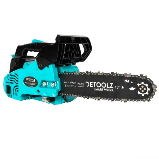 Drujba Detoolz 2500, capacitate cilindrica 25CC 1.2CP, cu lama 12'' si lant, pornire rapida