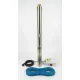 Pompa submersibila pentru put adanc KEPEIDA 3SPM221-0.55, 0,55 kW, otel inoxidabil, debit maxim 3.8 mc/ora, inalțime maxima de refulare 89 metri, bobinaj 100% cupru, tehnologie si design italian
