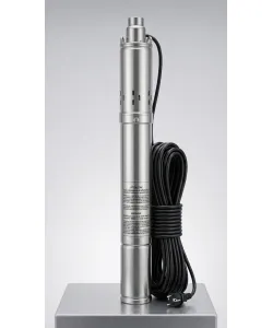 Pompa submersibila pentru put KEPEIDA 3QGD1-75-0.75, 750 W, otel inoxidabil, debit maxim 1.8 mc/ora, inalțime maxima de refulare 125 metri, bobinaj 100% cupru, tehnologie si design italian