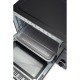 Cuptor electric digital cu rotisor si ventilator HAUSBERG HB-9260, 1800W, Turbo, Capacitate 48L, Control temperatura 230 grade Celsius, Lumina interior, Negru