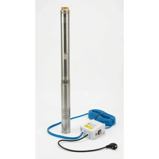 Pompa submersibila pentru put adanc KEPEIDA 4SPM1013-2.2, 2.2 kW, otel inoxidabil, debit maxim 14.4 mc/ora, inalțime maxima de refulare 88 metri, bobinaj 100% cupru, tehnologie si design italian