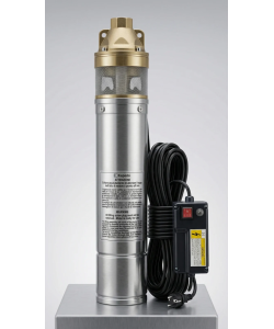 Pompa submersibila pentru put KEPEIDA 4SKM100, 0.75 kW, otel inoxidabil, debit maxim 2.5 mc/ora, inalțime maxima de refulare 57 metri, bobinaj 100% cupru, tehnologie si design italian