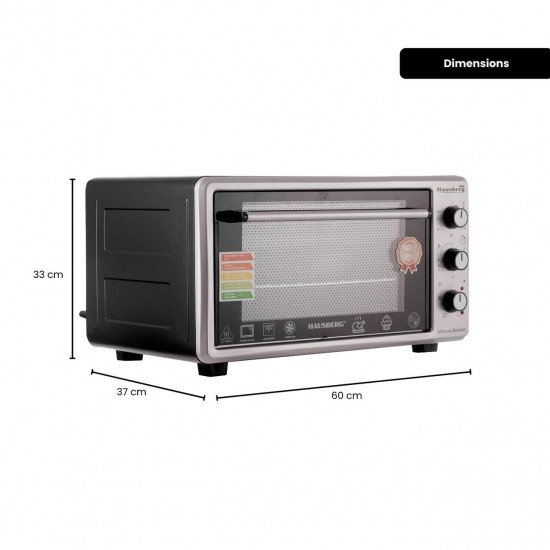 Cuptor Electric Cu Ventilator 48L Hausberg HB8015