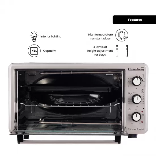 Cuptor Electric Cu Ventilator 48L Hausberg HB8015
