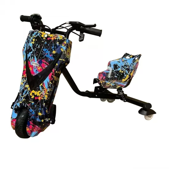 Tricicleta electrica Drift HAUSBERG KIDS HB-KD 05CB, 8inch, viteza 15 km/h , autonomie 10-15 km, motor 250 W