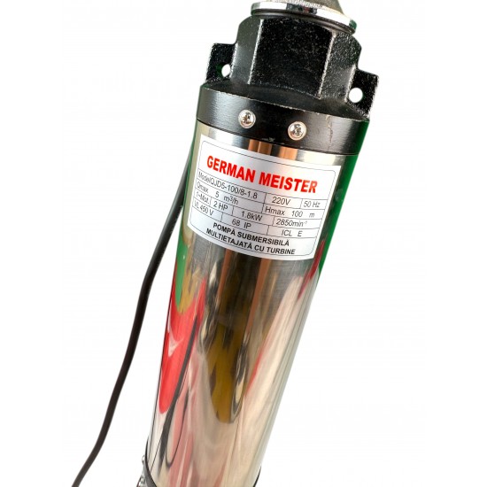 Pompa Submersibila Multietajata cu Turbine GERMAN MEISTER QJD5-100/8-1.8