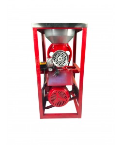 Masina Tocat Carne Nr.32 German Meister  cu motor electric 3 kw ,Palnie pentru carnati ,platforma inox,buton start stop