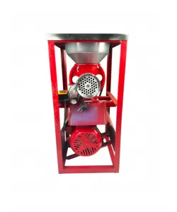 Masina Tocat Carne Nr.32 German Meister cu motor electric 3 kw ,Palnie pentru carnati ,platforma inox,buton start stop