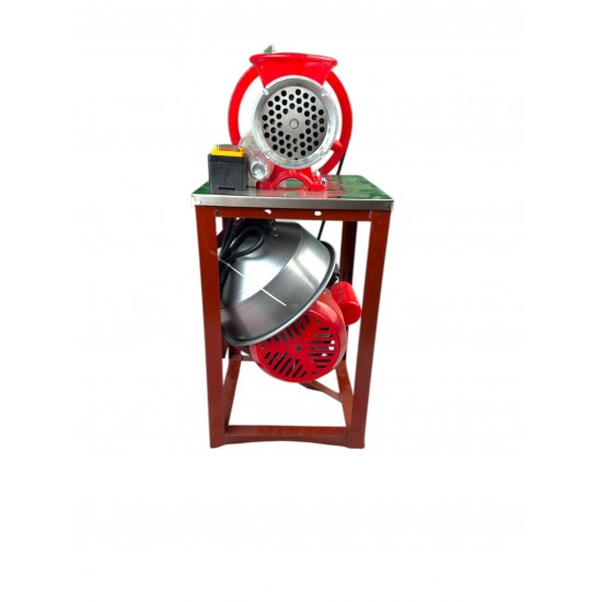 Masina de tocat carne German Meister nr 32 cu motor 3kw, palnie pentru carne si carnati 300 kg/h, buton start stop