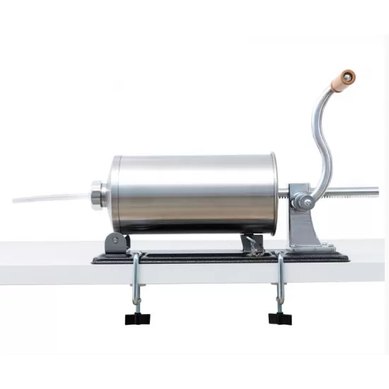 Masina de umplut carnati Vanessa 6 kg, orizontal din inox , 5 Palnii Incluse