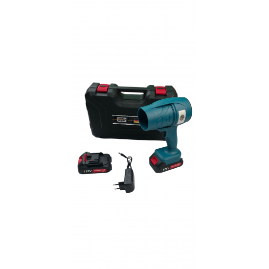 Suflanta Electrica German Meister 2 acumulatori 128V 8 Ah– Suflanta Portabila pentru Curatare, Atelier și Gradină