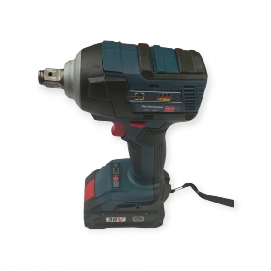 Bormasina cu impact si insurubat German Meister Brusless, 2 acumulatori 36V 8 AH