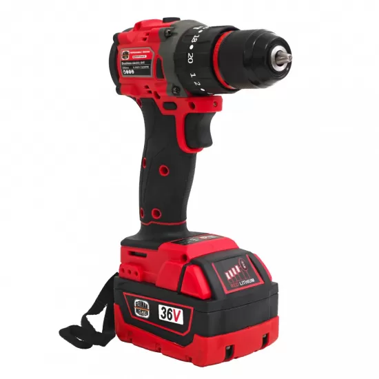 Trusa profesionala German Meister cu 3 scule electrice, Bormasina impact,Bormasina insurubat,Flex + 2 acumulatori 36V 8Ah