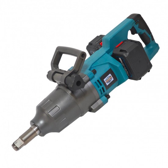 Cheie de Impact Industriala 128V cu 2 Acumulatori – Masina de Desfacut Roti de Mare Putere, Motor Brushless, Heavy Duty