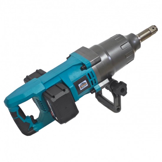 Cheie de Impact Industriala 128V cu 2 Acumulatori – Masina de Desfacut Roti de Mare Putere, Motor Brushless, Heavy Duty