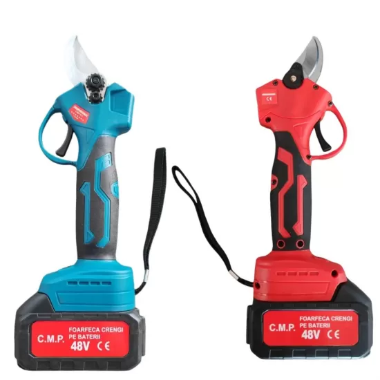 Foarfeca Altai cu 2 acumulatori, vita de vie si crengi , 48V , 8Ah