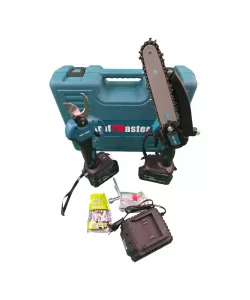 Foarfeca de vie si ferastrau 16cm - sina cu 2 lanturi, KRAFTROYAL, Lubrifiere automată, Fara perii, 36V. 8Ah. baterii