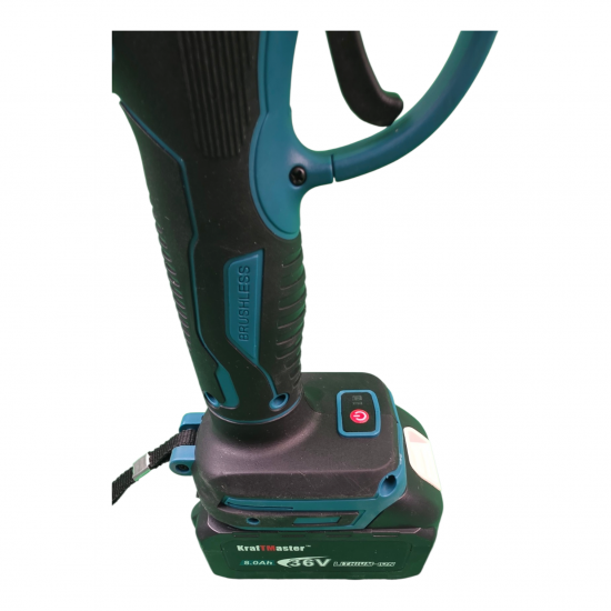 Foarfeca de vie si ferastrau 16cm - sina cu 2 lanturi, KRAFTROYAL, Lubrifiere automată, Fara perii, 36V. 8Ah. baterii