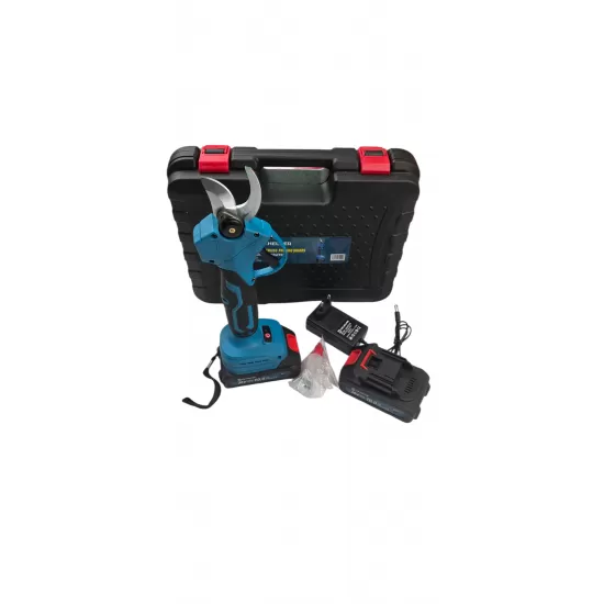 Foarfeca electrica de taiat crengi Top Helper cu 2 acumulatori 36V 10Ah, 2 trepte deschidere, cu valiza si încarcator