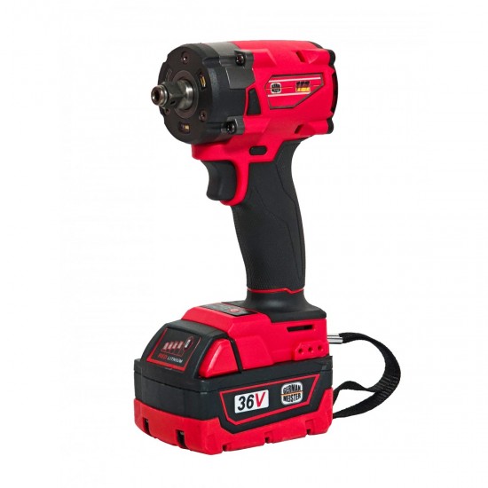 Trusa  profesionala German Meister cu 3 scule electrice, Bormasina impact,Flex,Ciocan rotopercutor + 2 acumulatori 36V 8Ah