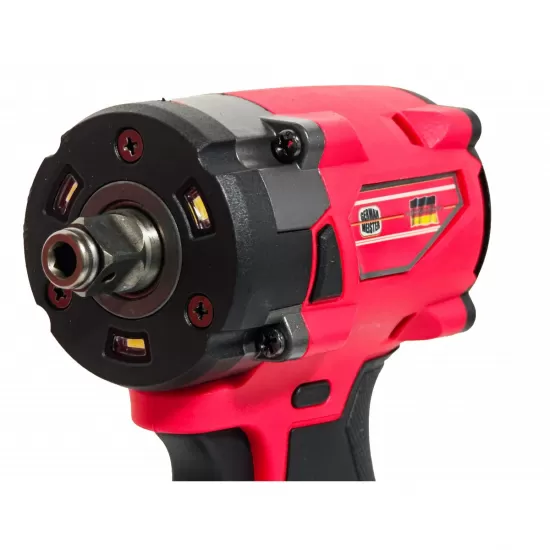 Trusa profesionala German Meister cu 3 scule electrice, Bormasina impact,Bormasina insurubat,Flex + 2 acumulatori 36V 8Ah