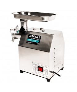 Masina de tocat carne Detoolz Mk8 60 kg/h, carcasa inox, 2 site