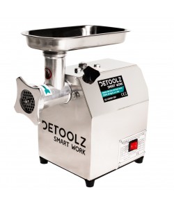 Masina de tocat carne Detoolz Mk8 60 kg/h, carcasa inox, 2 site