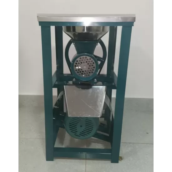 Masina Tocat Carne Nr.32 cu motor, palnie mare si platforma inox, 3.0KW