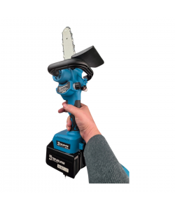 Mini drujba electrica cu acumulator Top Helper, lama 12 inch, 2 lanturi, 2 acumulatori 48V 8Ah,sistem ungere