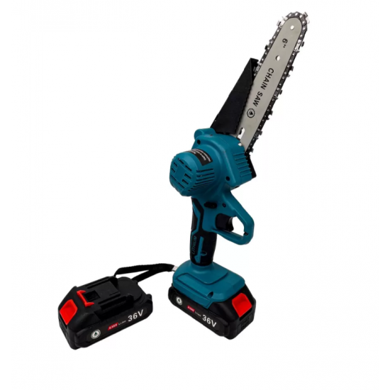 Produs resigilat Mini Drujba cu 2 Acumulatori, 36V, 8 Ah, 15CM Lama