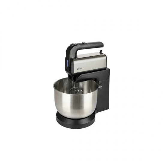 Mixer de mana Zilan ZLN2952 cu bol rotativ din inox 3.5L, 5 trepte de viteza + turbo, Putere 500W