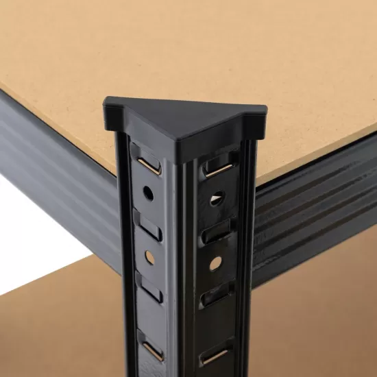 Raft Negru 120Wx45Dx180Hcm pentru depozitare din otel ROTOR