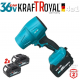 Set 4 in 1 Kraftroyal - Suflanta de frunze cu acumulator, foarfeca de vie, fierastrau pentru crengi, prelungitor telescopic, 36V 8.0Ah