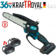 Set 4 in 1 Kraftroyal - Suflanta de frunze cu acumulator, foarfeca de vie, fierastrau pentru crengi, prelungitor telescopic, 36V 8.0Ah